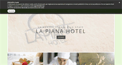 Desktop Screenshot of lapianahotel.it